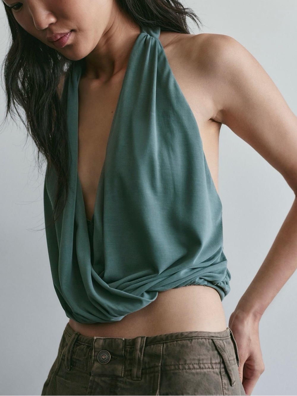NWT FREE PEOPLE Hallie Halter Top | Small